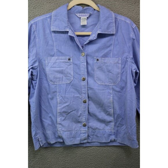 Fresh Produce Long Sleeve Button-Up Shirt-Size Small-Pockets - Picture 2 of 11